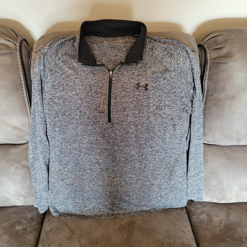 Under Armour Gray Quarter-Zip Sweater